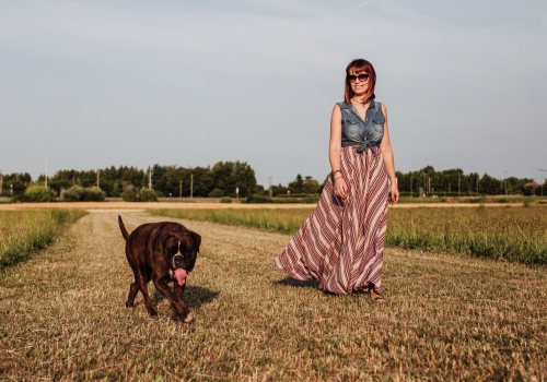 Francesco Ranoldi Fotografo - ritratto con cane bulldog padova