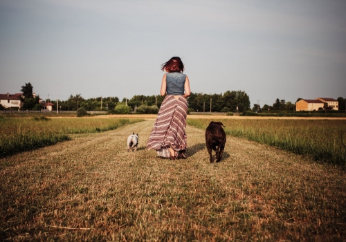 Francesco Ranoldi Fotografo - padrona e cane bulldog francese padova